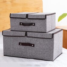 1 Peça Caixa de Armazenamento com Tampa Dupla, Caixa de Armazenamento Dobrável Grande, Organizador de Quinquilharias, Caixa de Armazenamento de Roupas Íntimas com Tampa, Decorações, Decoração de Festival, Decoração de Quarto, Decoração de Casa, Decoração de Quarto de Dormir, Organizador, Armazenamento Doméstico, para Camiseta Branca Feminina, Calça Preta Feminina, Roupas de Inverno Femininas, Vestido, Roupas de Inverno Femininas, Vestidos Elegantes Femininos, Camisa Branca Feminina, Manga Longa, Macacão Branco Feminino, Vestidos de Primavera Femininos, Looks de Primavera Femininos, Primavera, Roupas de Primavera, Minimalista, Armazenamento de Blusas de Verão