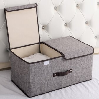 1pc Double Cover Storage Box Foldable Large Storage Box Sundry Organizer Box Covered Underwear Storage Box Decorations Decor Festival Decor Room Decor Home Decor Bed Room Decor Bedroom, Organizer, Home Storage, For White T-Shirt Women, Black Pants Women, Ladies Winter Clothes, Dress, Winter Clothes For Ladies, Elegant Woman Dresses, White Shirt For Ladies, Long Sleeve, White Jumpsuit For Women, Spring Dresses For Women, Spring Outfits For Women, Spring, Spring Clothes, Minimalist, Summer Tops Storage