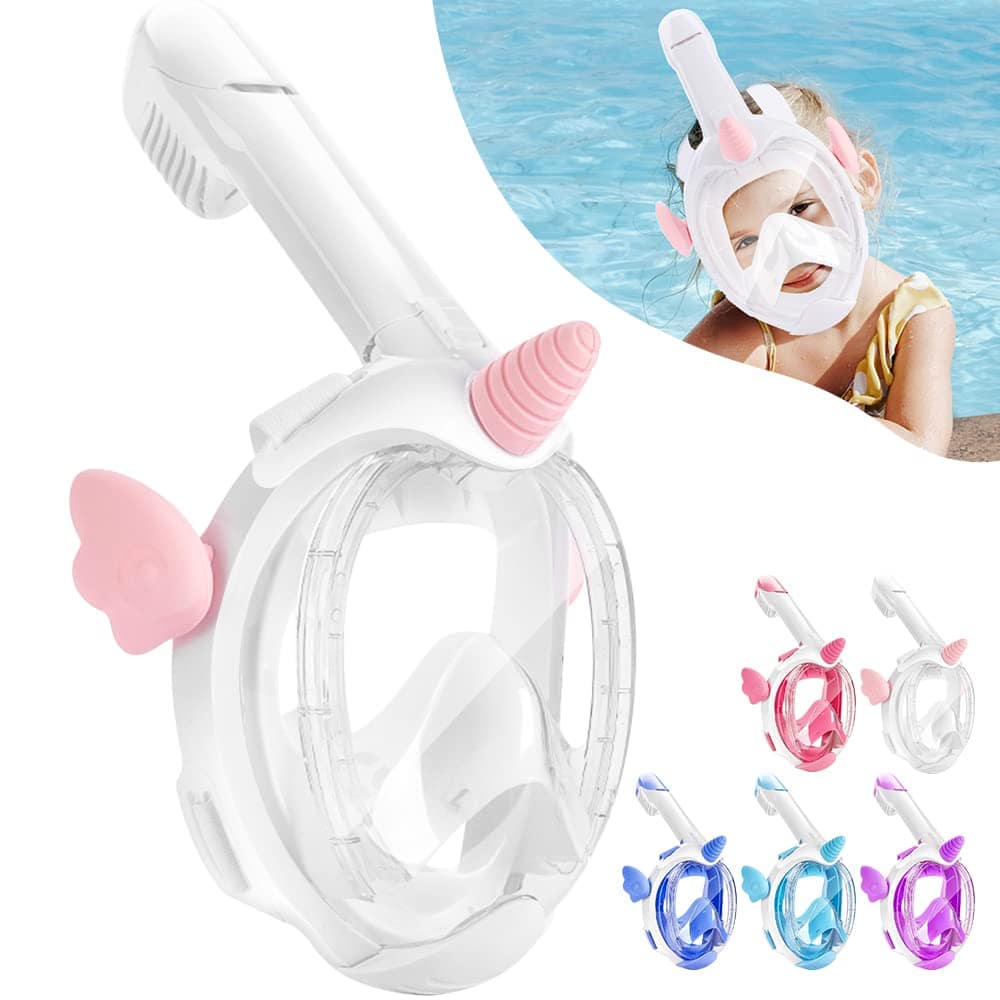 thumbnail image 2 of Snorkel Mask, Full Face Snorkel Mask,snorkeling Gear For Adu | Meses 2 of 13