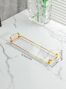 1pc Transparent Kitchen Cake Stand For Home Use - Clear - View 2