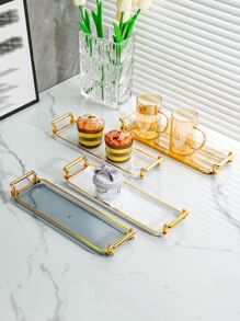 1pc Transparent Kitchen Cake Stand For Home Use - Clear - View 3