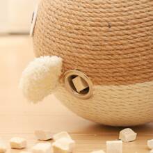 1入組河豚設計寵物益智玩具適用於貓 - 卡其色 - 查看 5