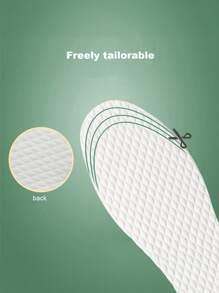 10đôi Dùng một lần Lót giày , Trắng Không trượt Thoáng khí Chất xơ Không giới tính Phụ kiện Đối với Giày thể thao - trắng - Xem 6