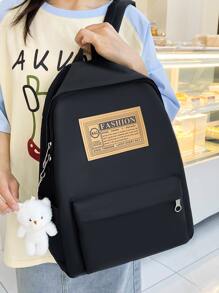 4 合 1 女士背包套裝 - 時尚書包，大容量防水旅行背包，學生書包（無吊墜）