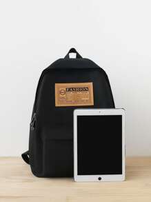 4 合 1 女士背包套裝 - 時尚書包，大容量防水旅行背包，學生書包（無吊墜）