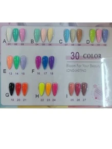 Kit Básico para Uñas de Gel, 3 Esmaltes de Gel Semipermanente + Lampara Uv Led + Lima + Base + Top - Multicolor - Ver 2