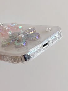 Funda de teléfono a prueba de golpes compatible con iPhone, 1 pieza de TPU con acabado metálico y diseño de girasol, para el Día de San Valentín