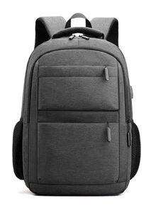 Women's Backpack, Thickening Material, Large Capacity, Casual Student Bookbag, Multi-Layer Storage Bag, Travel Computer Double Shoulder Bag - Dark Grey - View 2
