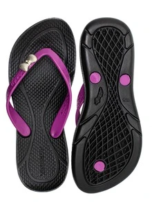 Women Flip-Flops - 紫紅色 - 查看 4