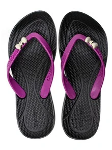 Women Flip-Flops - 紫紅色 - 查看 3