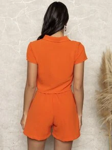 Women Two-piece Outfits - trái cam - Xem 5