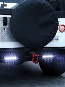 LED超薄燈條單排越野前杠中網輔助照明改裝射燈 - 黑色 - 查看 2