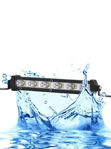 LED超薄燈條單排越野前杠中網輔助照明改裝射燈 - 黑色 - 查看 6