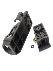 1 pieza Estante negro camping linterna 312 - Negro - Ver 4