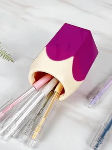 1 pezzo a forma di matita Portapenne per ufficio & studio scrivania , desktop stoccaggio Organizzatore con di grande capacità