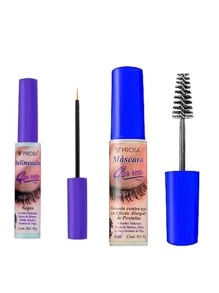 Duo Rimel azul prosa y Delineador Negro prosa Mascara de pestañas prosa 4 en 1 Profesional - Blanco y Negro - Ver 2