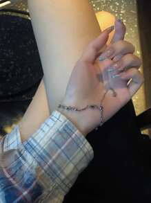 1 件女士简约风格手链舞会万圣节