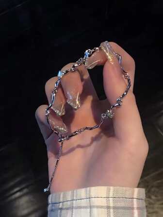 1 件女士简约风格手链舞会万圣节