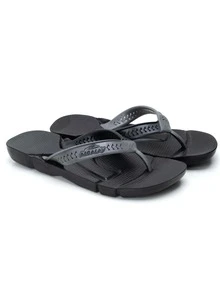 Men Flip Flops & Slides - Xám - Xem 1