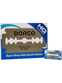 Dorco Razor Pack 10 Blades - Silver - View 1
