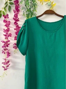 Women Tops - Green - View 3