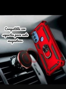 Funda Anillo Uso Rudo Alto Impacto Para Vivo Y53s }s 2 Micas De Cristal Templado - azul real - Ver 3