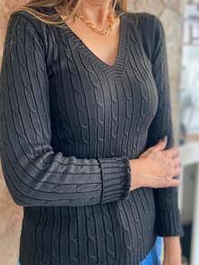 Women Sweaters - trái cam - Xem 3