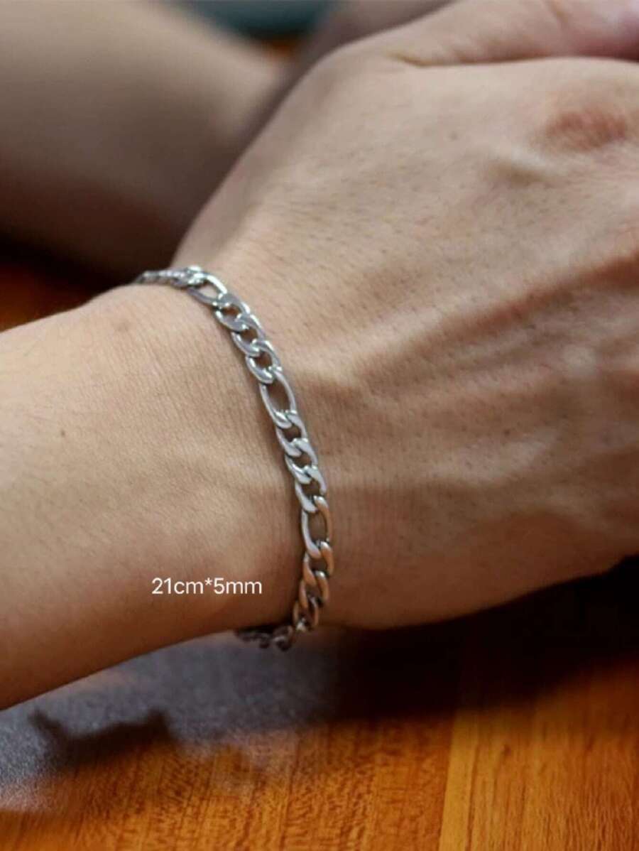 Chain Bracelets - Silver - View 1