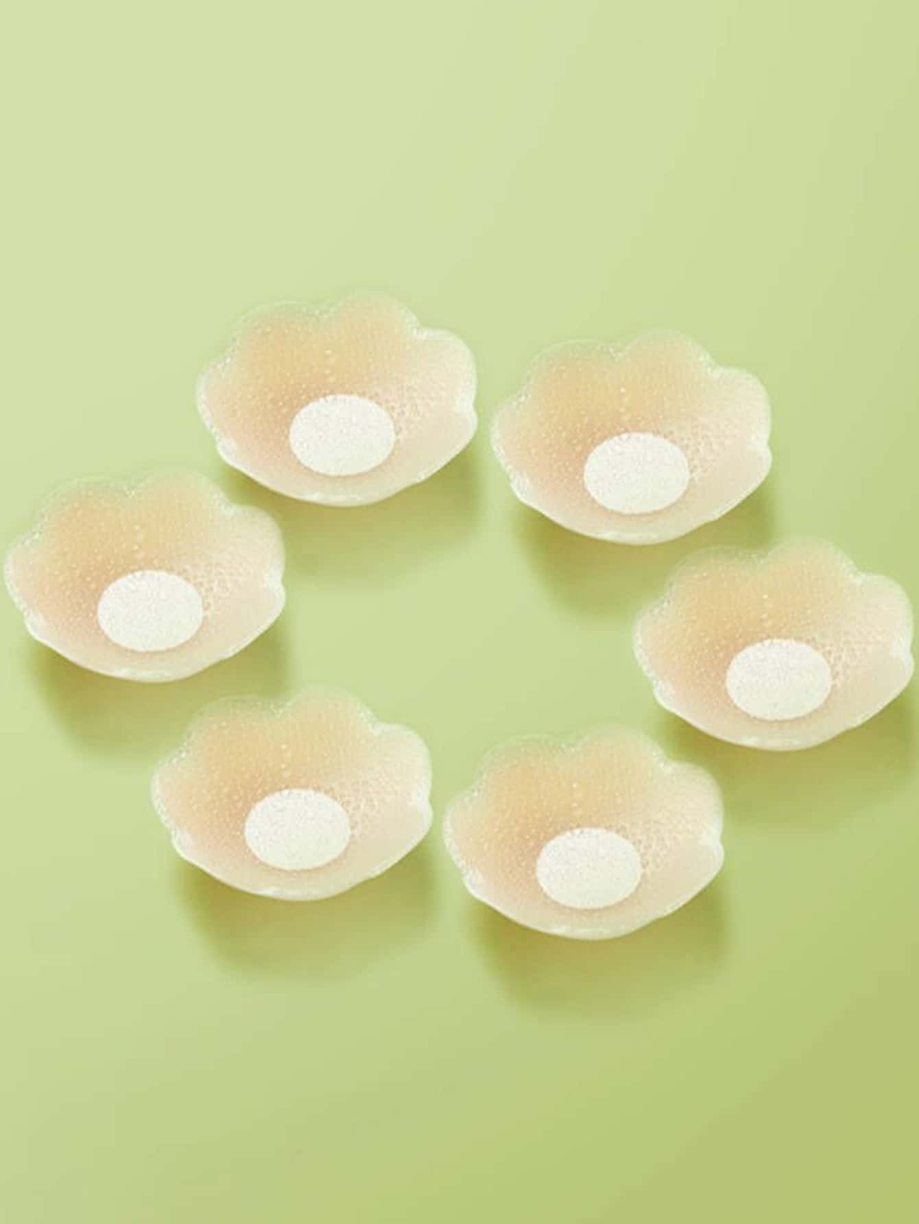 3女性乳頭貼紙可重複使用隱形矽膠膠黏劑乳貼