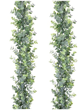 2 件/1 件人造桉树叶和藤蔓，常绿悬挂植物，用于婚礼派对装饰