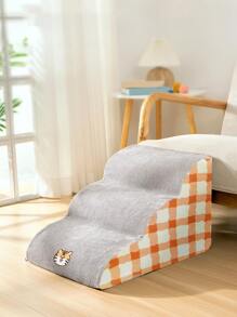 Pet Stairs For Bed, Detachable Sponge Step Ladder With Anti-Slip Bottom For Cats And Dogs - Yellow - View 2