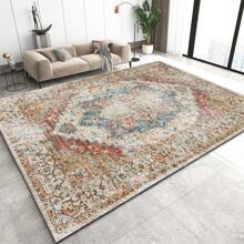 1入組人造羊絨材質輕奢簡約時尚客廳地毯 - 米色 - 查看 5