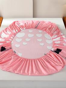 Ga trải giường in hình mèo cho gia đình - Hồng - Xem 2