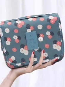 Móc Túi Đựng Mỹ Phẩm Phụ Nữ Túi Du Lịch Dung Lượng Cao Đồ Vệ Sinh Di Động Làm Đẹp Tổ Chức Phòng Tắm Nữ Cần Thiết Trang Điểm Túi Bảo Quản Unisex Túi Rửa - Màu xanh lam - Xem 5