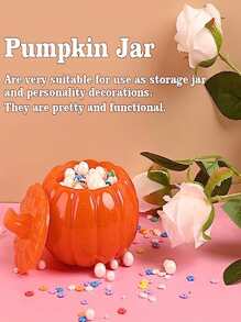 1 Miếng Silicone Nhựa Khuôn Đối với DIY Hình quả bí ngô Hộp trữ - trắng - Xem 5