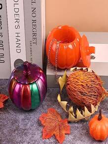 1 Miếng Silicone Nhựa Khuôn Đối với DIY Hình quả bí ngô Hộp trữ - trắng - Xem 6