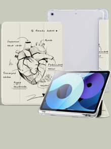 人体心脏保护壳与 iPad/Tab 兼容，带笔架，支持自动睡眠/唤醒盖 - 彩色 - 查看 3