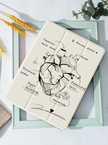 人体心脏保护壳与 iPad/Tab 兼容，带笔架，支持自动睡眠/唤醒盖 - 彩色 - 查看 4