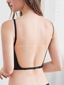 Solid Underwire Bra - Black - View 5