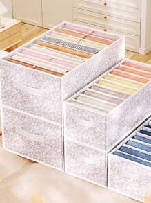 Jeans Pants Storage Box Divider For Closet Organization - White - View 8