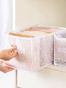 Jeans Pants Storage Box Divider For Closet Organization - White - View 6