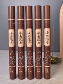 一盒家用香線，檀香和沈香香薰室內香用 - 棕色 - 查看 4