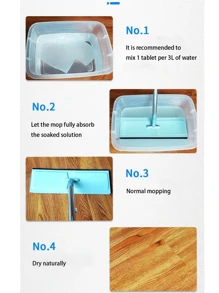 30入組一次性廁所清潔,地面清潔 - 淡紫色 - 查看 8