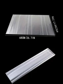 1入組耐熱透明防油貼紙,在廚房,透明防油床單適用於油過濾,保護牆壁和瓷磚油煙霧污漬 - 無色 - 查看 4