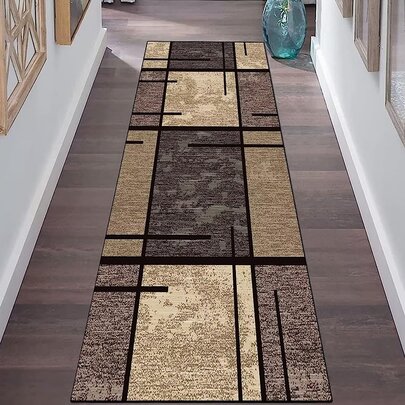 1入組幾何樣式防滑地毯