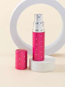 Botella de perfume 10 ml con Diamantes de imitación , rosa rojo - Rosa - Ver 1