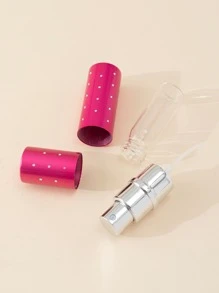 Botella de perfume 10 ml con Diamantes de imitación , rosa rojo - Rosa - Ver 3