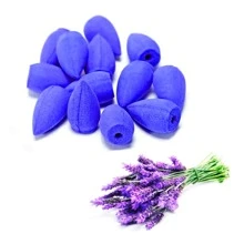 20 Lavender Smoke Incense Cones Waterfall Effect Burner Aromatic Backflow - 紫色 - 查看 1