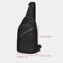 Nam Túi đeo chéo Với Nhiều Chức năng Và Messenger    Vai Túi đeo ngực Đối với Thể thao - màu đen - Xem 4
