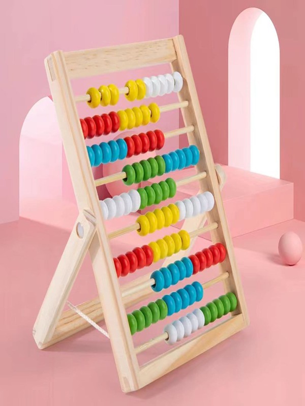 Montessori Mathematics Counting Rack For Kids, Addition & Subtraction, Wooden Toy SHEIN USA